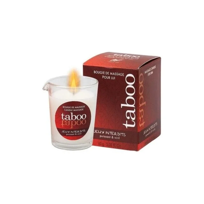 Taboo Men's Braiding Partner Massage Wellness Candle 60g