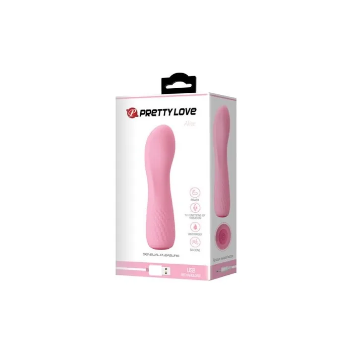 Pretty Love Alice Mini Vibe 12 Function Flesh Pink