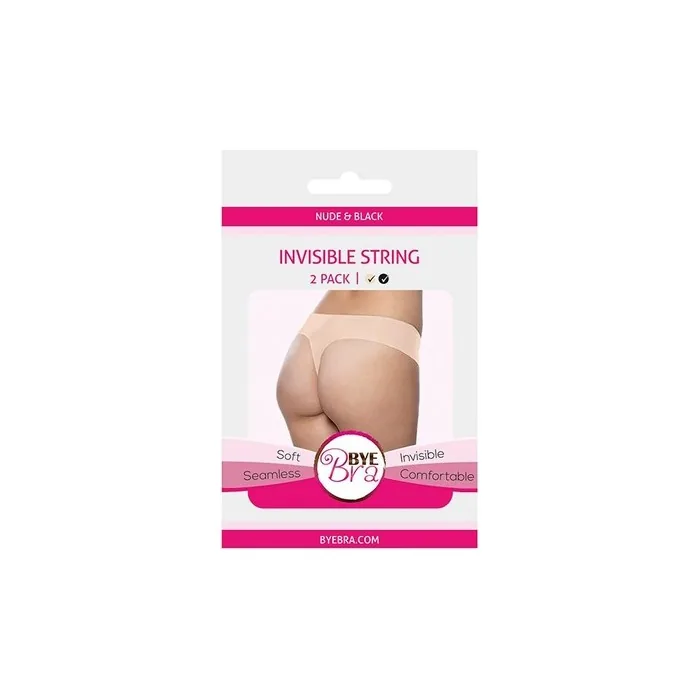 Bye Bra Invisible String Skin Colorblack Large