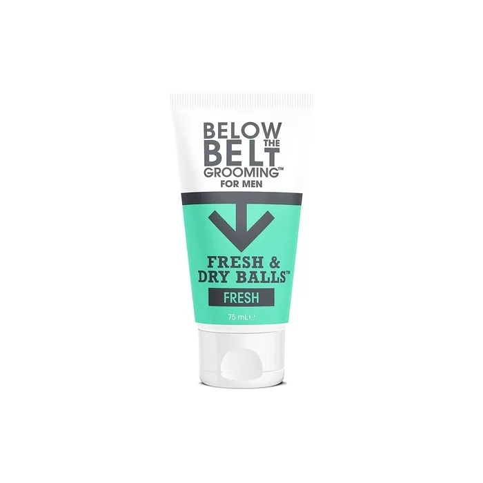 Below The Belt Grooming Fresh & Dry Balls Intimate Deodorant and Anti Chafing Cream for Men 75ml