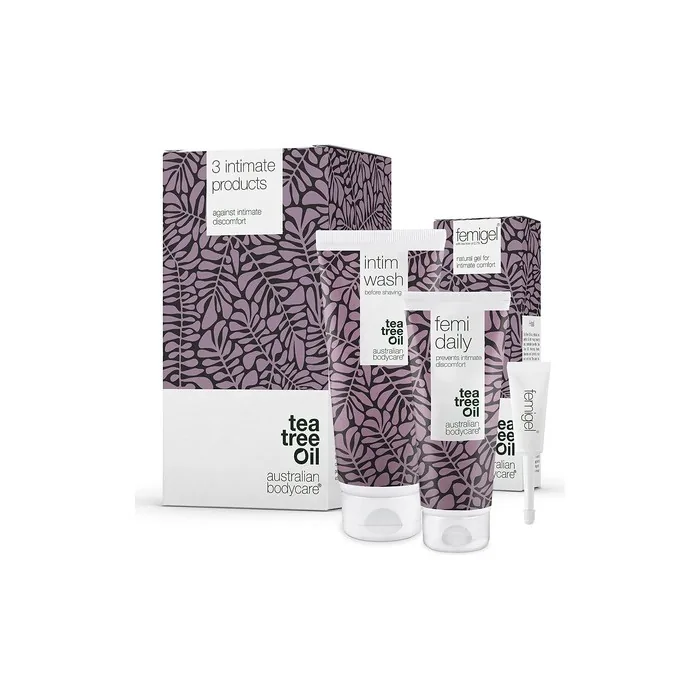 Australian Bodycare Intimate Care Set for Women with Itching, Dryness & Unwanted Odors in the Intimate Area - 3 Pieces