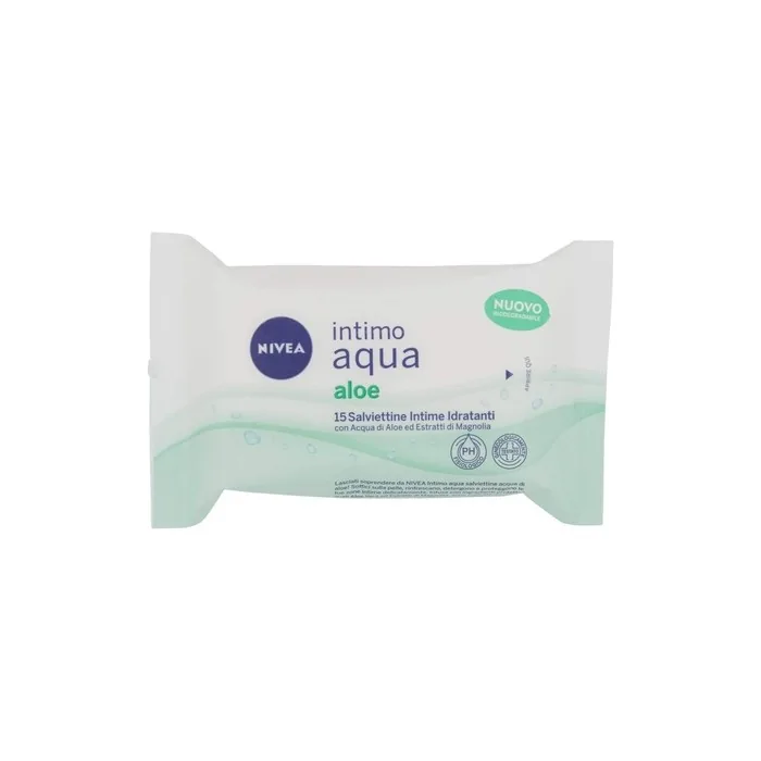 Nivea Intimo Aqua Intimate Moisturizing Wipes Aloe