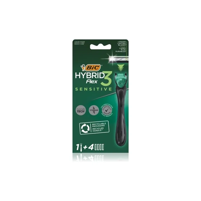 Bic Hybrid Flex 3 Sensitive Kartonbox 14