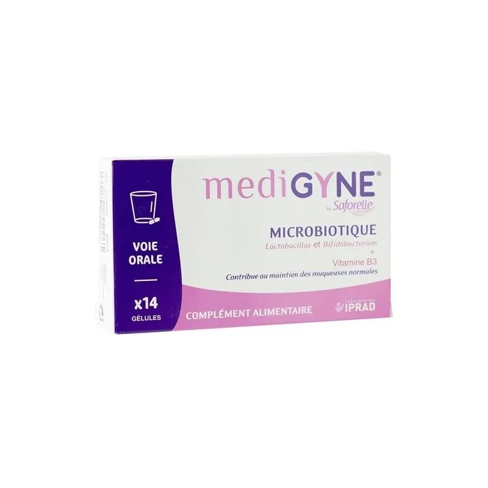 Saforelle Medigyne Microbiotics Oral Route 14 Capsules