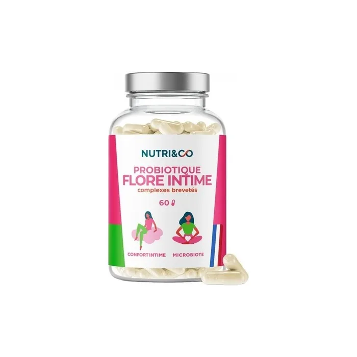 Nutri&Co Probiotic Flora Intimate Food Supplement 60 Capsules