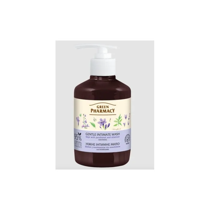 Liquid Soap for Intimate Care Green Pharmacy 370ml with Sage