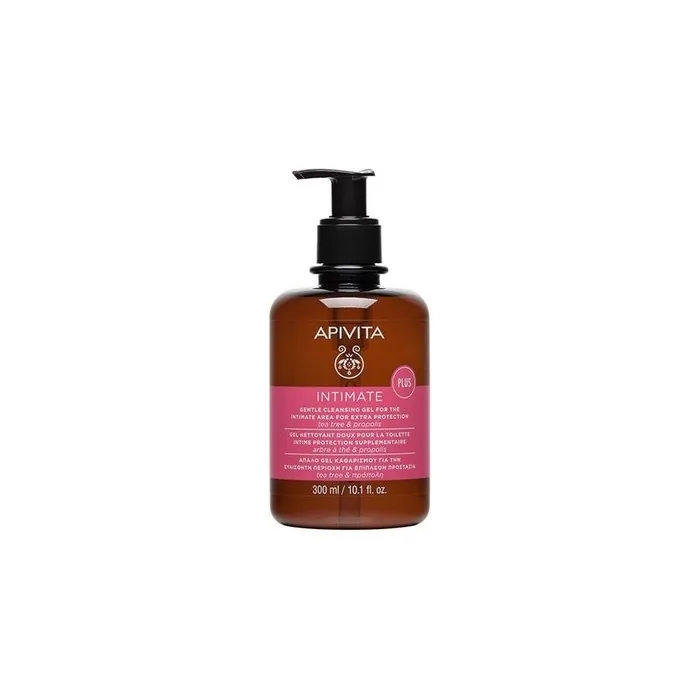 Apivita Gentle Cleansing Gel For Intimate Hygiene Extra Protection 300ml
