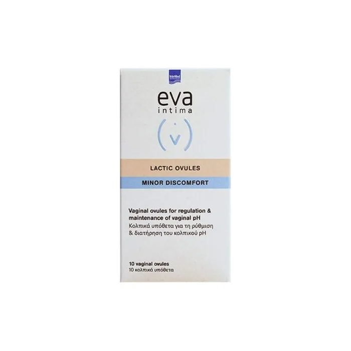 Intermed Eva Lactic 10 Vaginal Suppositories