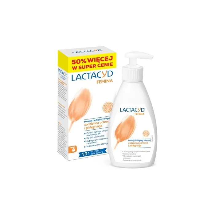 Lactacyd Femina Intimate Hygiene Emulsion 300ml