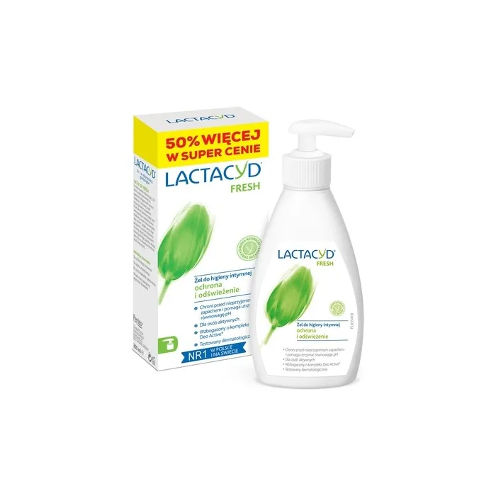 Lactacyd Fresh Intimate Hygiene Gel 300ml Gentle And Refreshing Care
