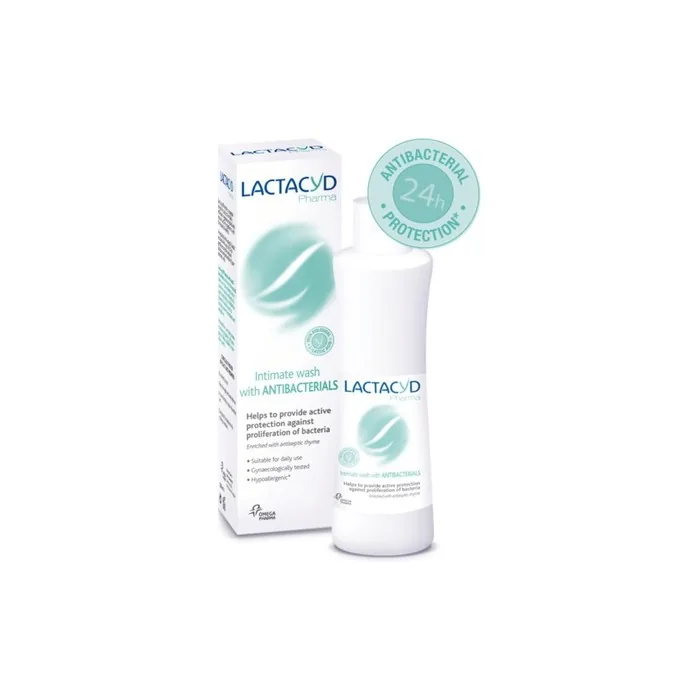 Lactacyd Intimate Wash Pharma Antibacterial Thyme Enhances Protection