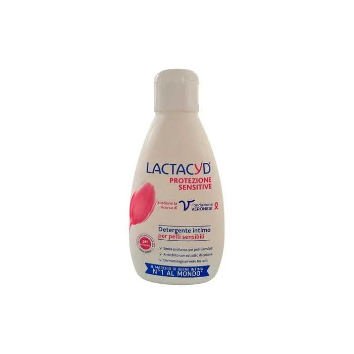 Lactacyd Intimate Wash Sensitive with Natural Lactic Acid and Cotton