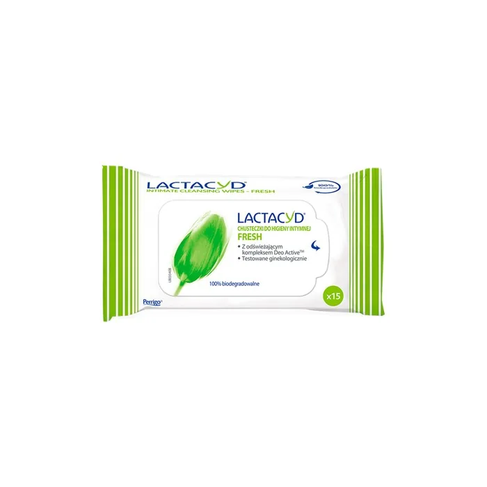 Lactacyd Fresh Intimate Hygiene Wipes 15 Pieces