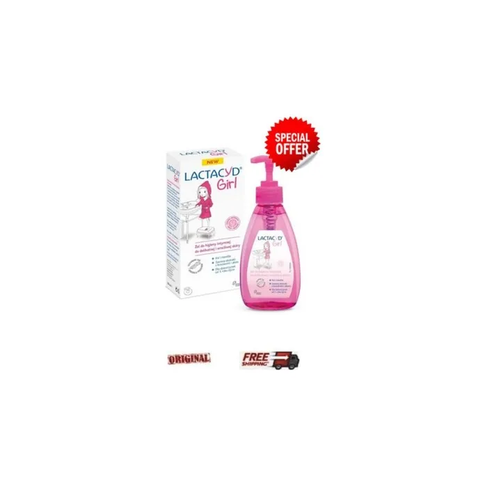 Lactacyd PHARMA Girl Ultra Mild Intimate Cleansing Gel 200ml for Kids