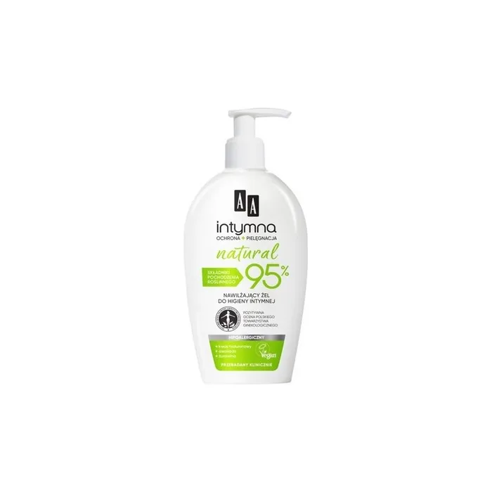 Aa Intimate Protection Care Natural 95% Moisturizing Hygiene Gel