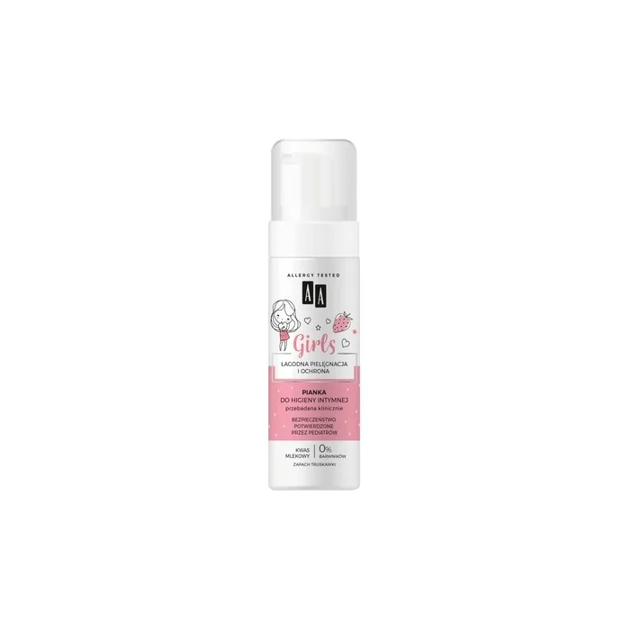 Aa Girls Gentle Care And Protection Intimate Hygiene Foam 150ml