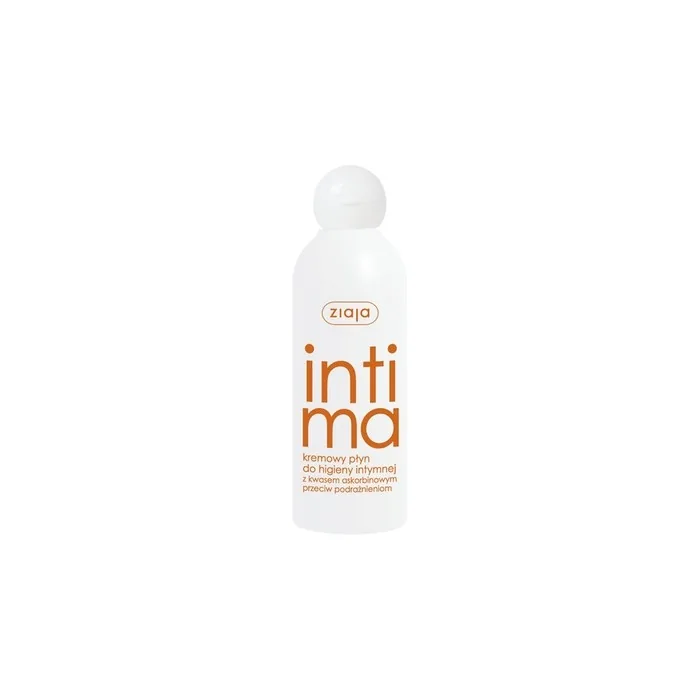 Ziaja Intima Creamy Liquid For Intimate Hygiene With Ascorbic Acid Against Irritations 200ml