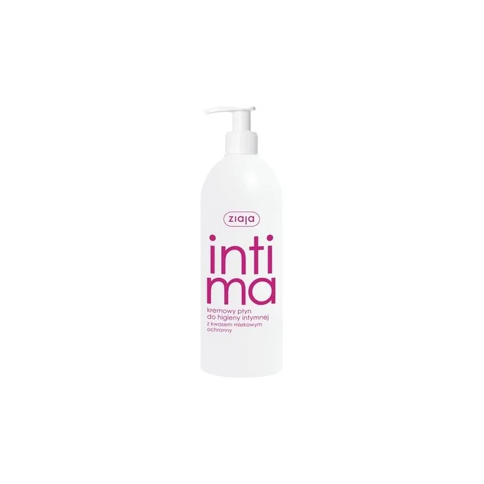 Ziaja Intima Creamy Wash Liquid For Intimate Hygiene With Lactic Acid Soothing 500ml