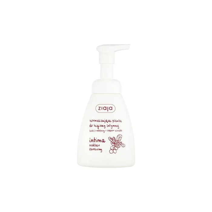 Ziaja Intima Normalizing Foam For Intimate Hygiene Cranberry Nectar 250ml