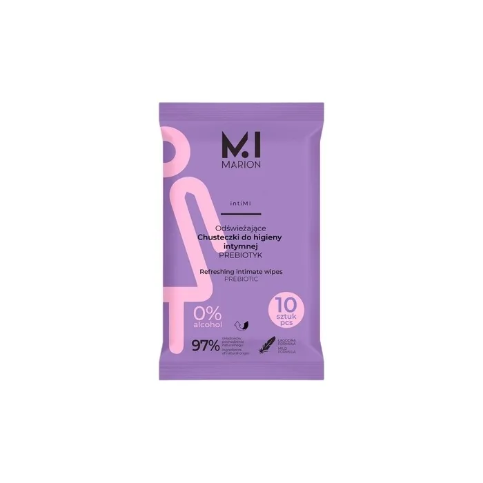 Marion Prebiotic Refreshing Wipes For Intimate Hygiene 50g