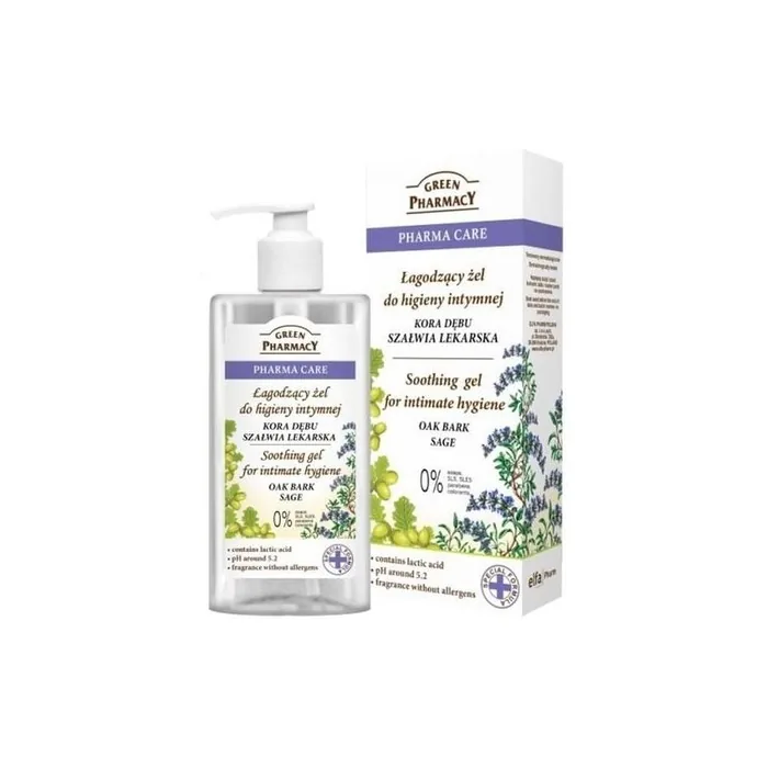 Green Pharmacy Sage and Oak Bark Intimate Wash Lotion 300ml