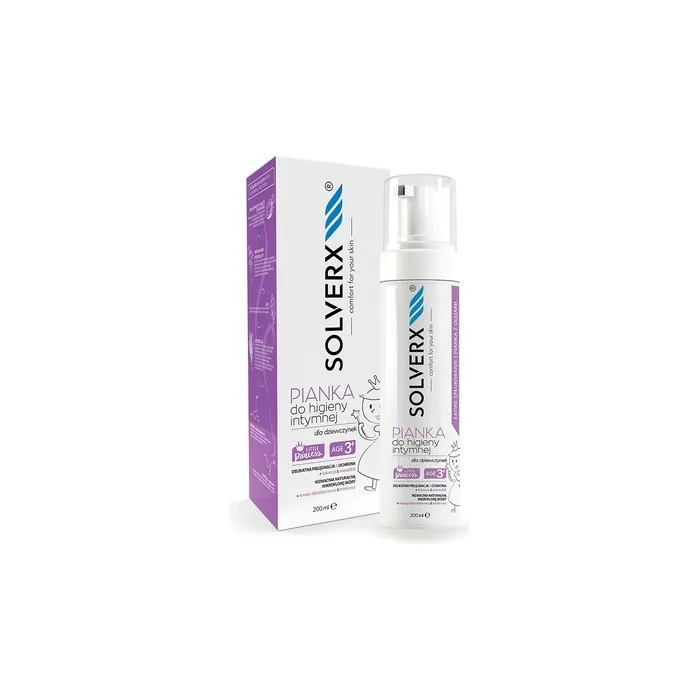 Solverx Little Princess Intimate Hygiene Foam For Girls 200ml