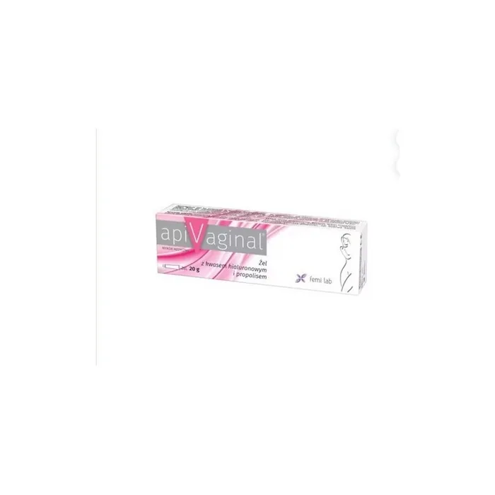 Apivaginal Intimate Gel 20g for Irritations and Dryness with Hyaluronic Acid and Propolis