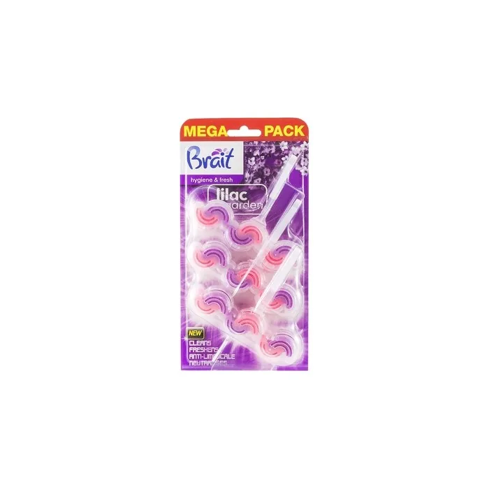 Dramers Brait Hygiene & Fresh Toilet Block 2phase Lilac Garden 1 Pack 3x45g