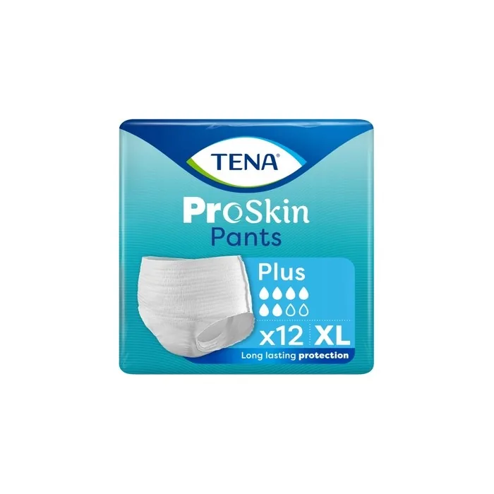 Tena Pants Proskin Incontinence Pants Plus Xl - 12 Pieces