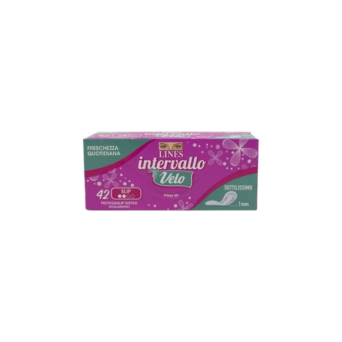 Linien Anatomical Intervall Sanitary Pads Fresh Clean 1mm