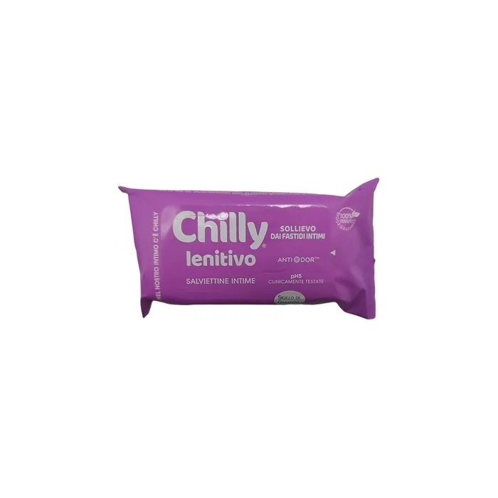Chilly Intimate Hygiene Wipes Pocket Soothing Antiodor Ph 5 Pack Of 12 Units