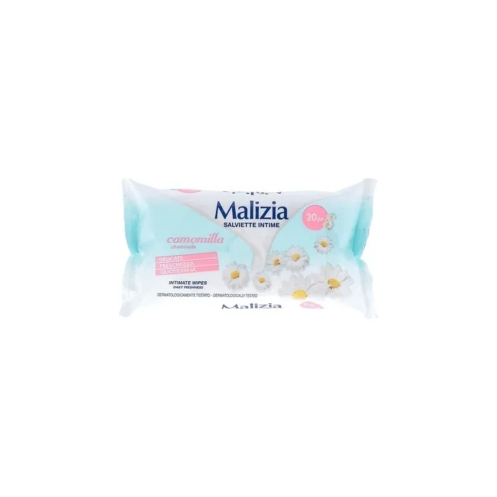 Malizia Intimate Cleansing Wipes 20 Pieces