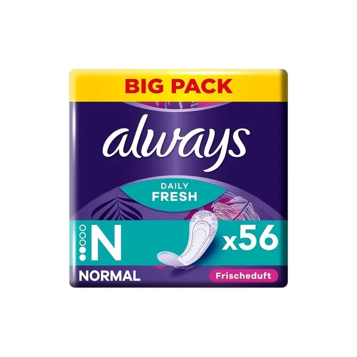 Always Fresh & Protect Normal Panty Liners Big Pack 56