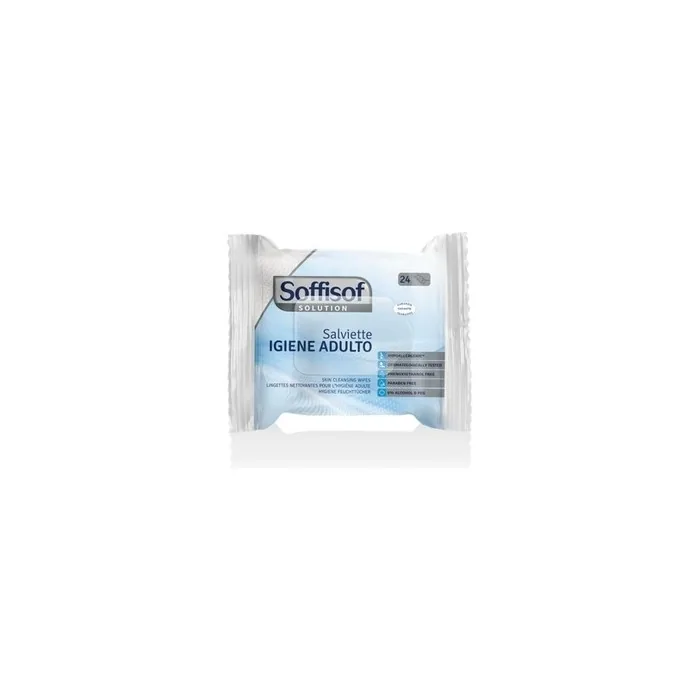 Soffisof Solution Adult Hygiene Wipes 24 Pieces