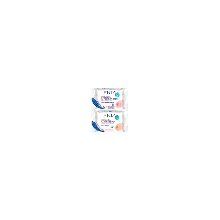 Fria Biodegradable Intimate Wipes 2 Fragrances 20 Units
