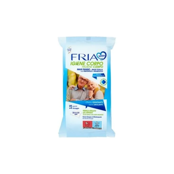 Fria Fria Senior Body Hygiene Maxi Wipes Hydrating Effect 24 Pieces