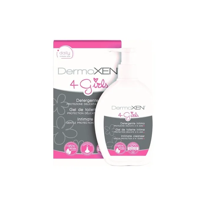 DERMOXEN 4 GIRLS Intimate Pediatric Cleanser for Children 2-13 Years 200ml