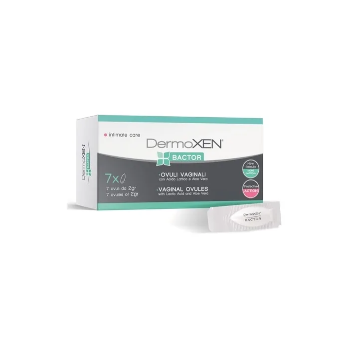 Dermoxen Bactor Disinfectant Internal Vaginal Ovules Fungicidal Protective Rebalancing Action