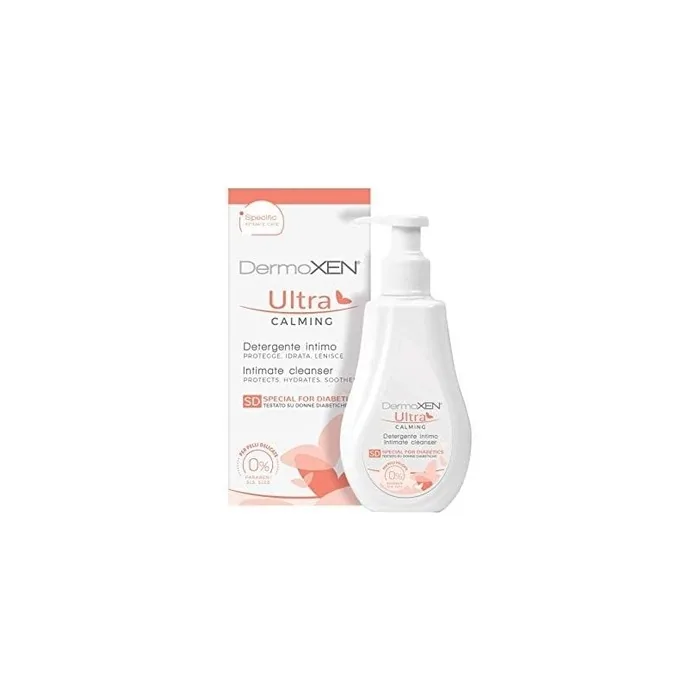Dermoxen Ultracalming Intimate Cleanser for Women Moisturizing, Ideal for Diabetes. Useful for Menopause for Daily Intimate Hygiene 125ml