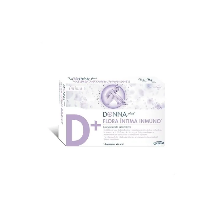 Donnaplus Intimate Flora Immune Dietary Supplement 14 Capsules
