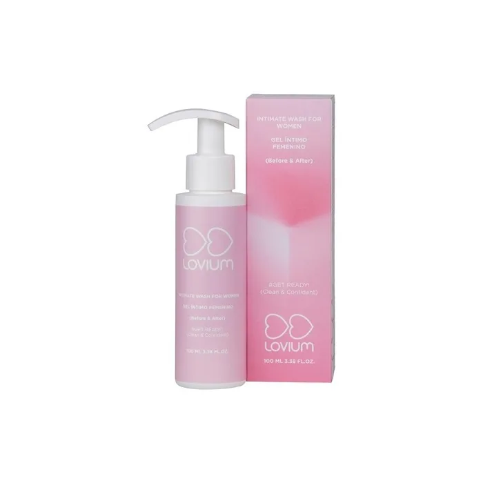LOVIUM Intimate Gel for Women - Supports Vaginal Hygiene - Maintains Microbiota - With Aloe Vera - Moisturizing and Refreshing Effect - 100ml