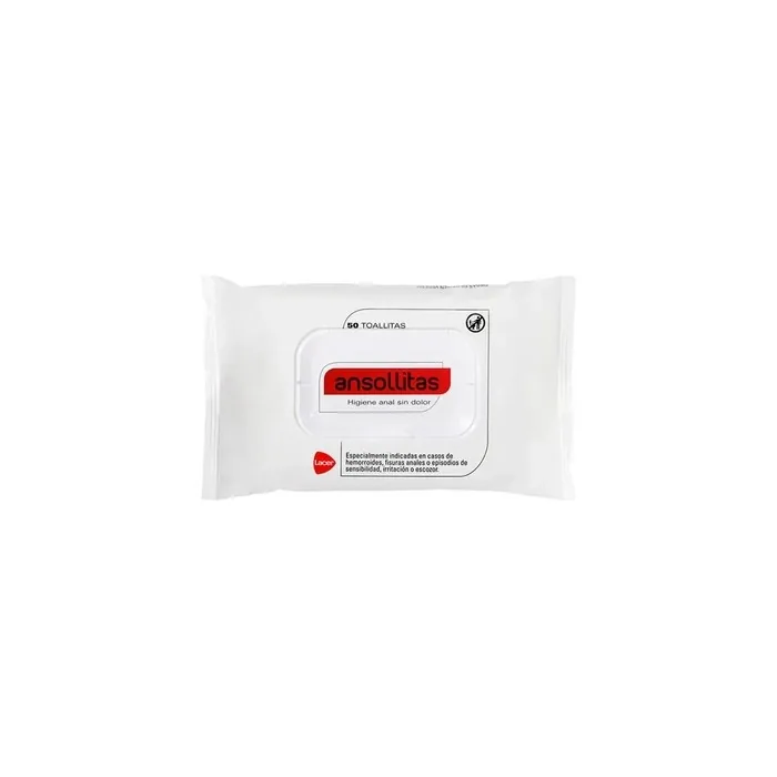 Lacer Lacer Ansollitas Anal Hygiene Wipes 50 Units