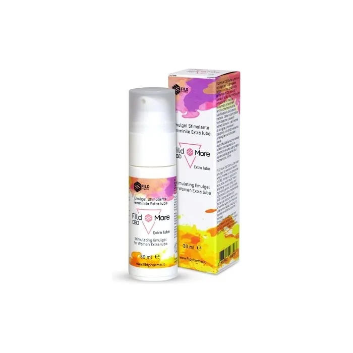 Fild More Extra Lube Natural Intimate and Stimulating Female Lubricant with Hemp Oil Hyaluronic Acid Sodium Salt Aloe and Maca
