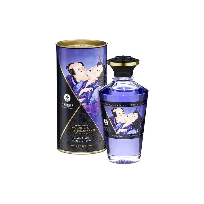 Shunga Aphrodisiac Warming Oil Exotic Fruits Blue