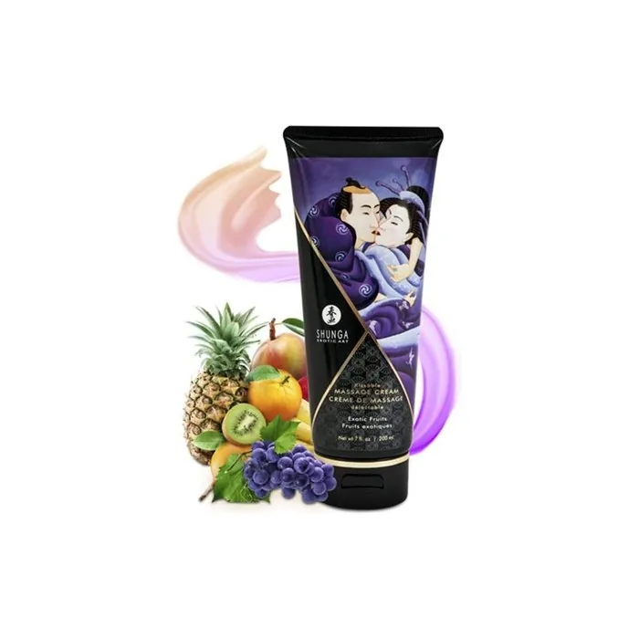 Shunga Kissable Massage Cream 200ml Blue