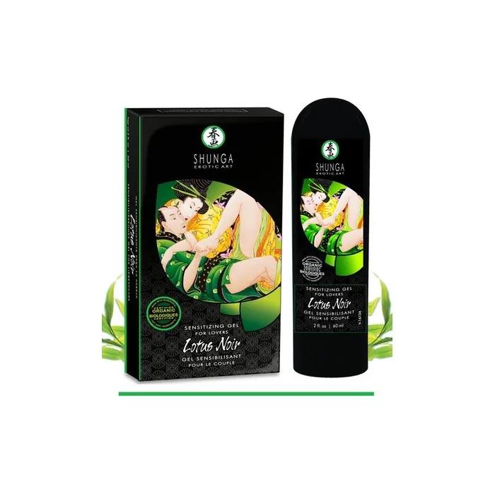 Shunga Lotus Noir Sensitizing Gel Arousal Clitoral & Penis Enhancer for Couples