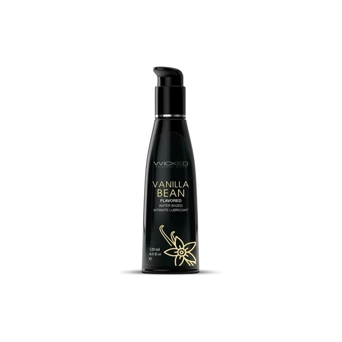 Wicked Sensual Care Aqua Vanilla Bean Lotions And Lubricants 4 Oz 120 Ml