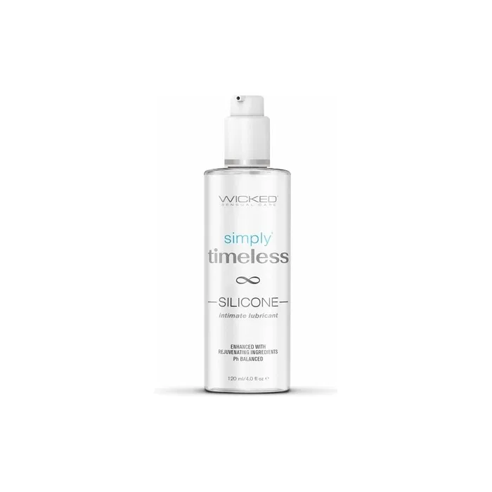 Wicked Sensual Care Simply Timeless Silicone Lubricant 120ml Clear