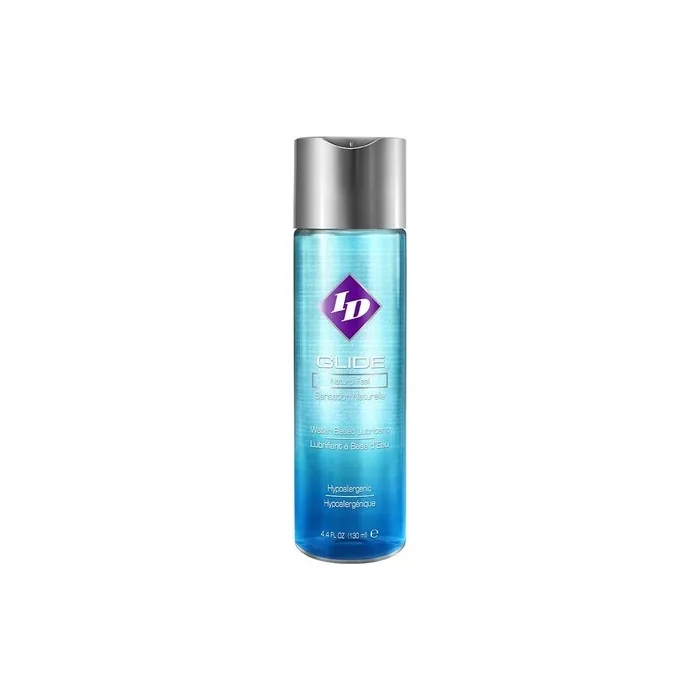 ID Glide Natural Feel Water Based Personal Lubricant 4.4 Fl Oz