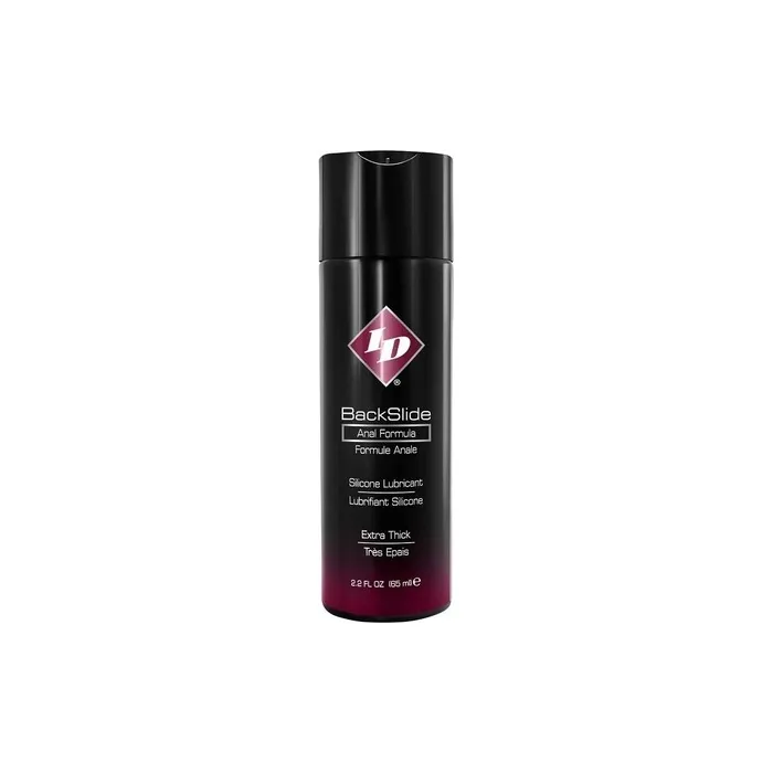 ID Backslide Personal Lubricant Anal Lube Silicone 2.2 FL Oz Bottle